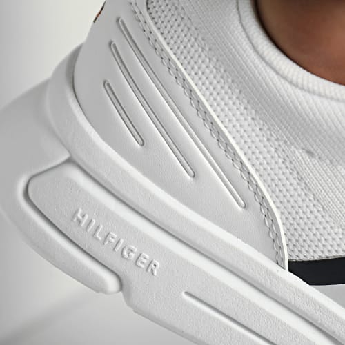 Baskets Modern Runner Stripes Knit 4835 White