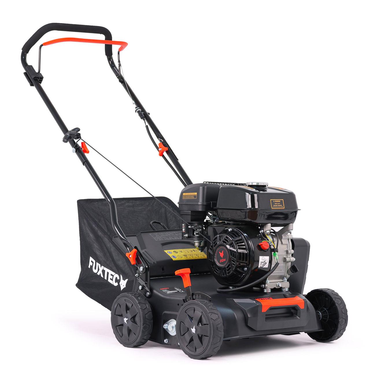 Scarificateur thermique - fx-bv240eco - 212cm3 largeur 40cm sac 40l 18 lames
