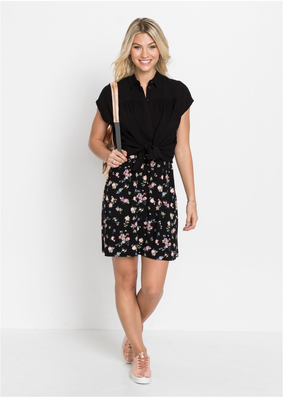 Blouse manches courtes oversized