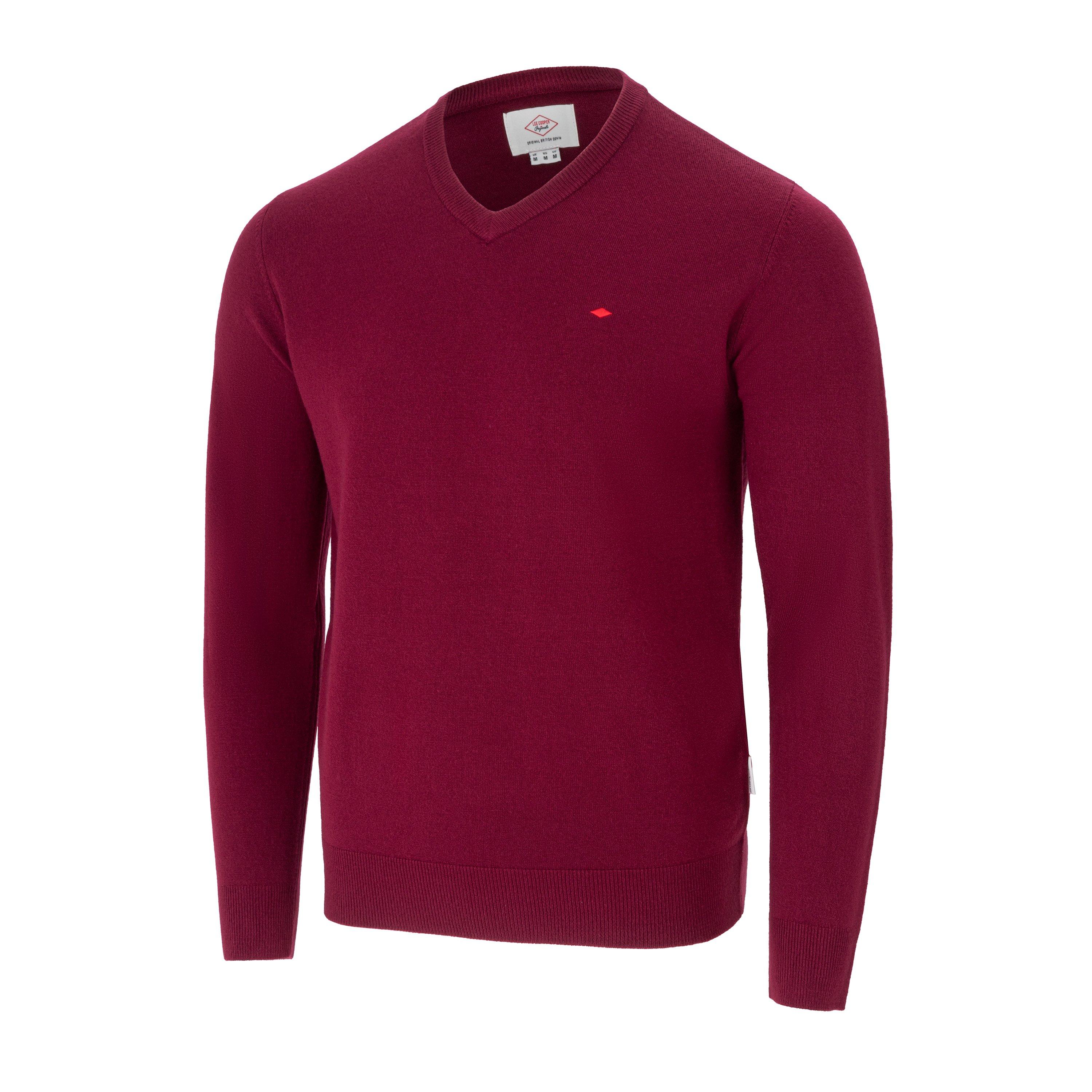 Lee Cooper Long sleeve V Neck Jumper