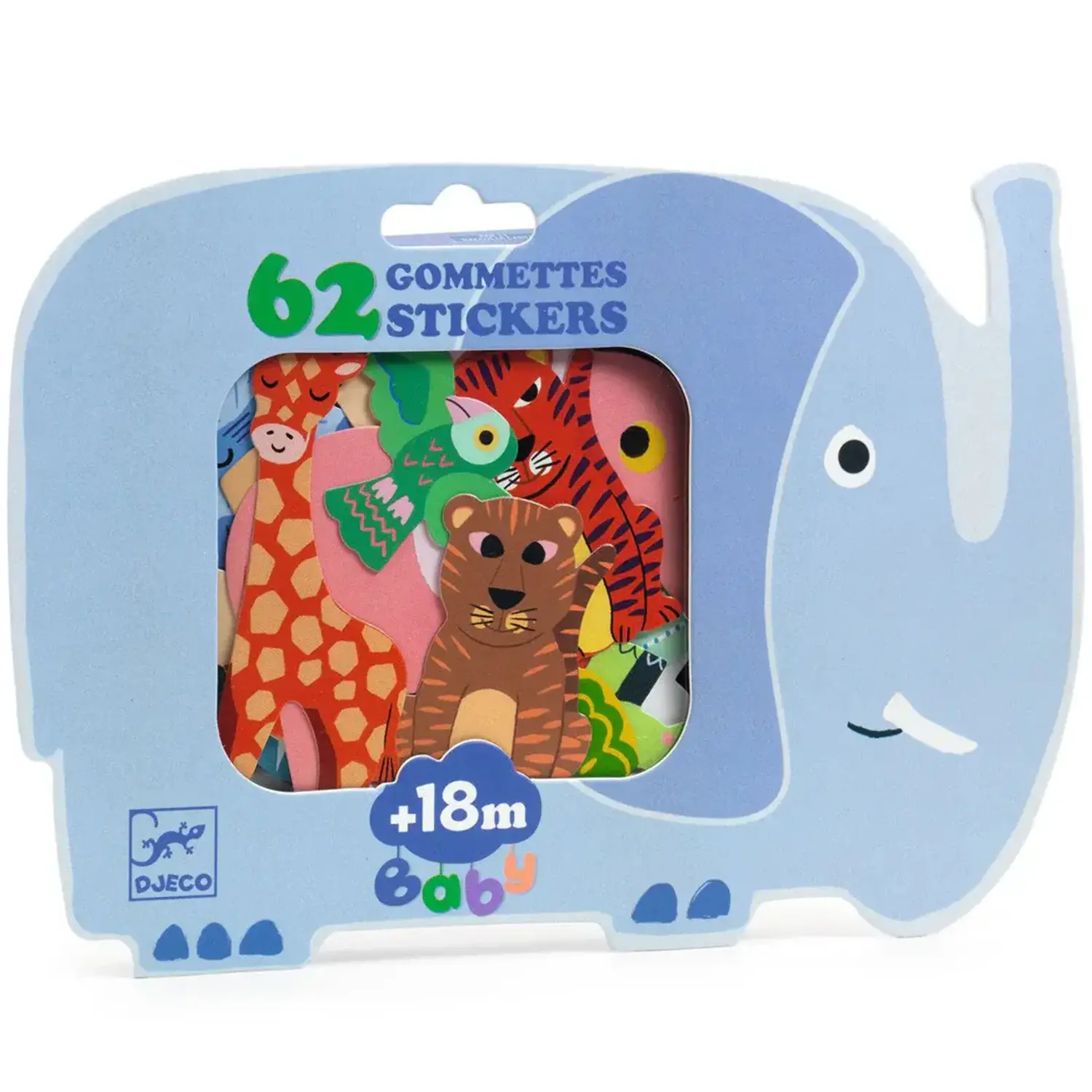Djeco | Big stickers | Safari Animals