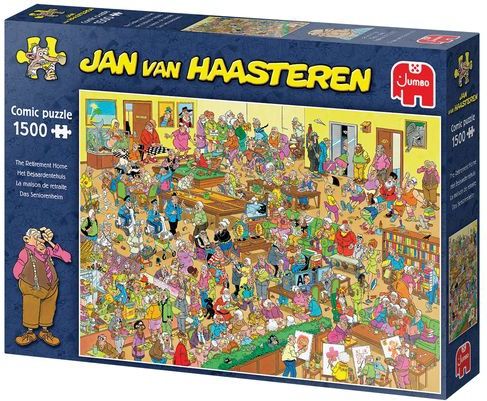 Jan van Haasteren - Het Bejaardentehuis - 1500 stukjes - Legpuzzel