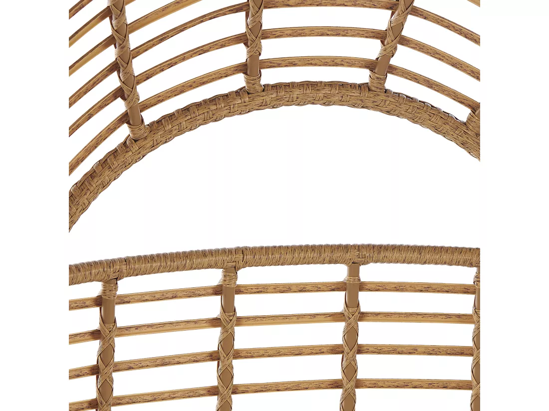 Fauteuil de jardin LIDO Rotin Beige