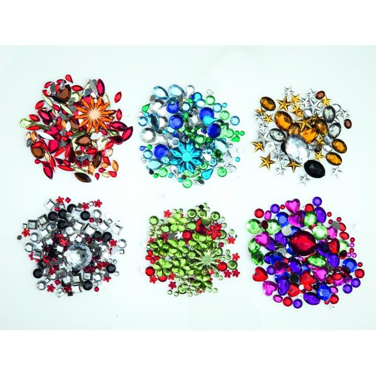 Pierres decoratives folia a coller theme noel sachet de   800 unites