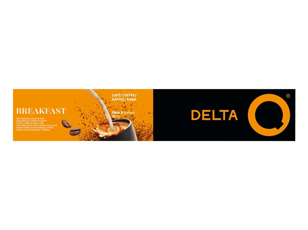 CÁPSULAS CAFÉ DELTA Q BREAKFAST 10 UN