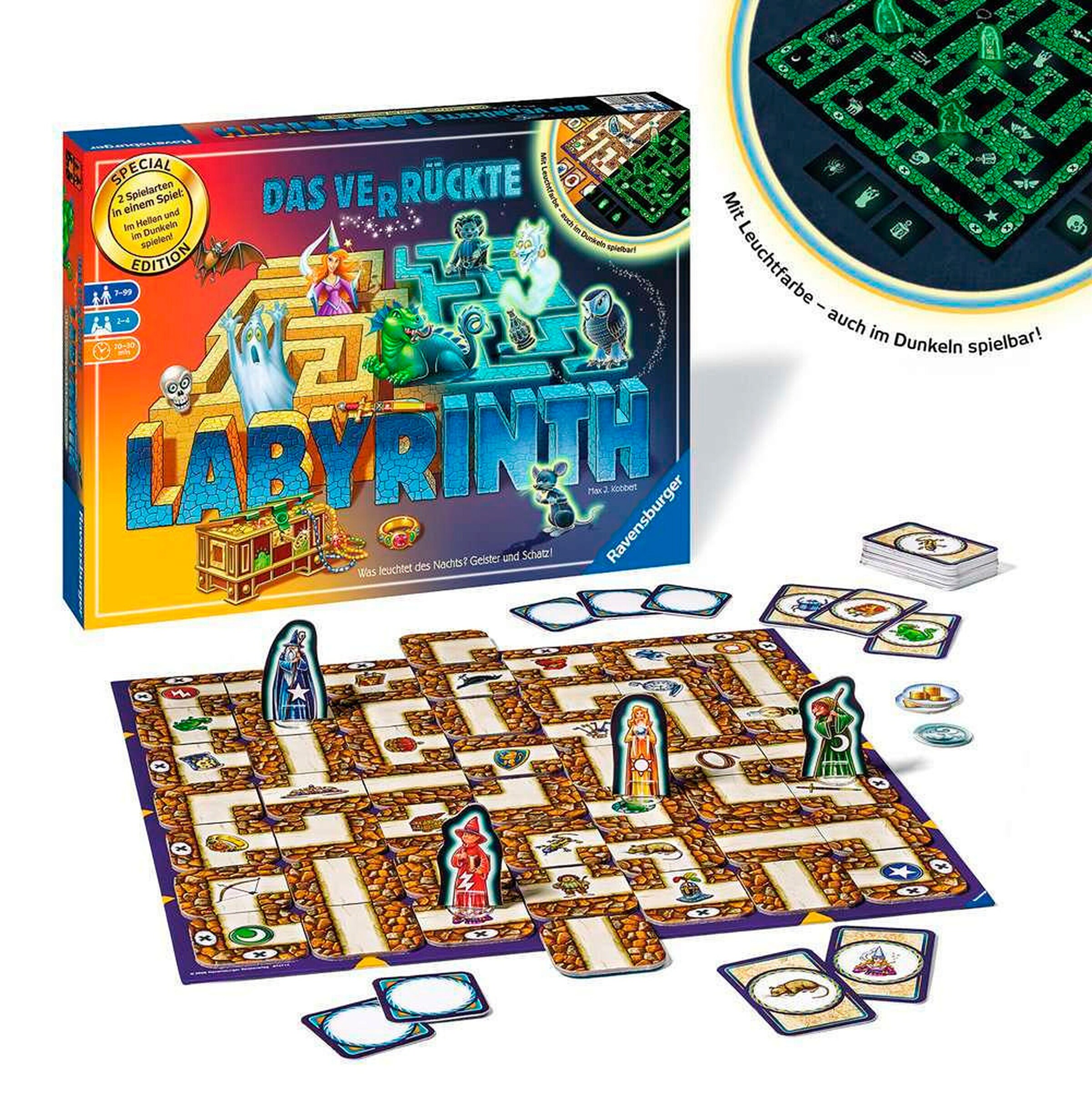 Ravensburger Das verrückte Labyrinth - Glow in the Dark