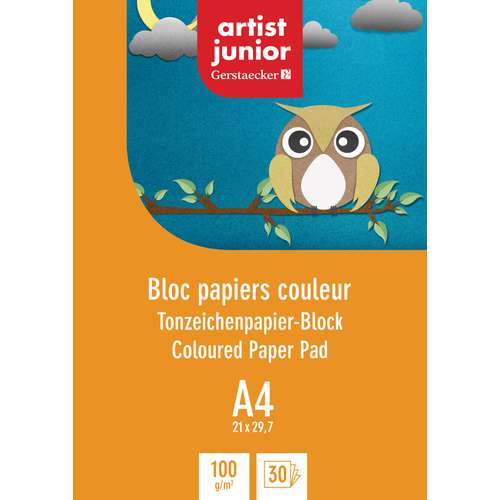 artist junior Tonzeichenpapier-Block