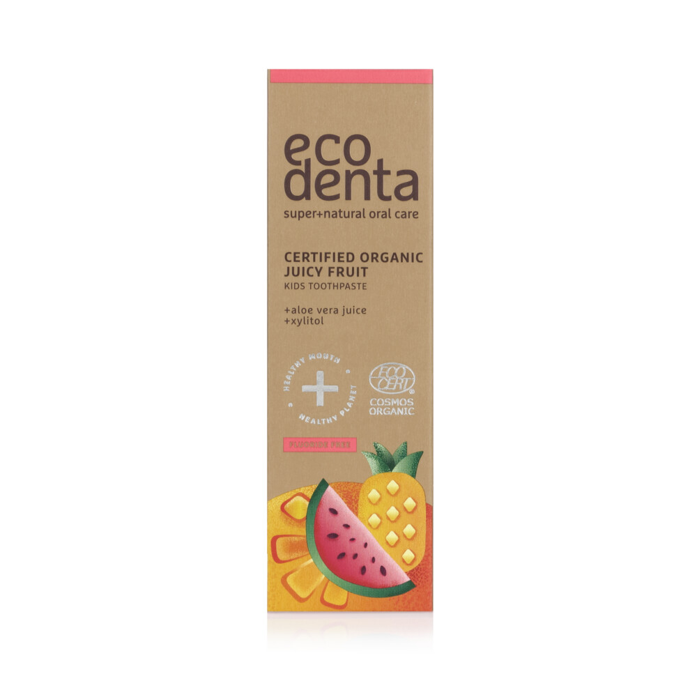 Ecodenta Tandpasta Organic Kids Sappig Fruit75 ml