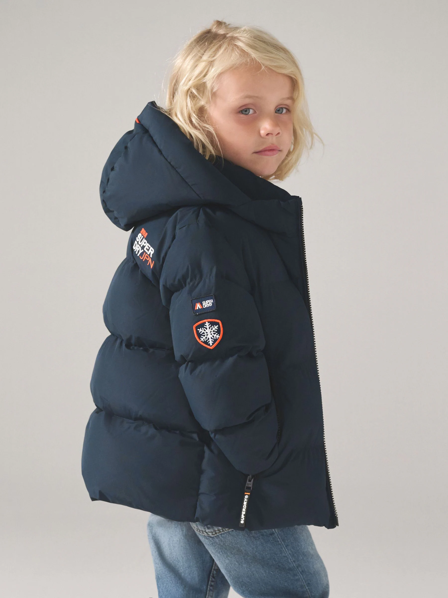 Marineblauw - Superdry Sports pufferjas