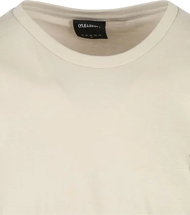Lyle and Scott Plussize T-shirt Ecru TS400VOGX-W870 kopen