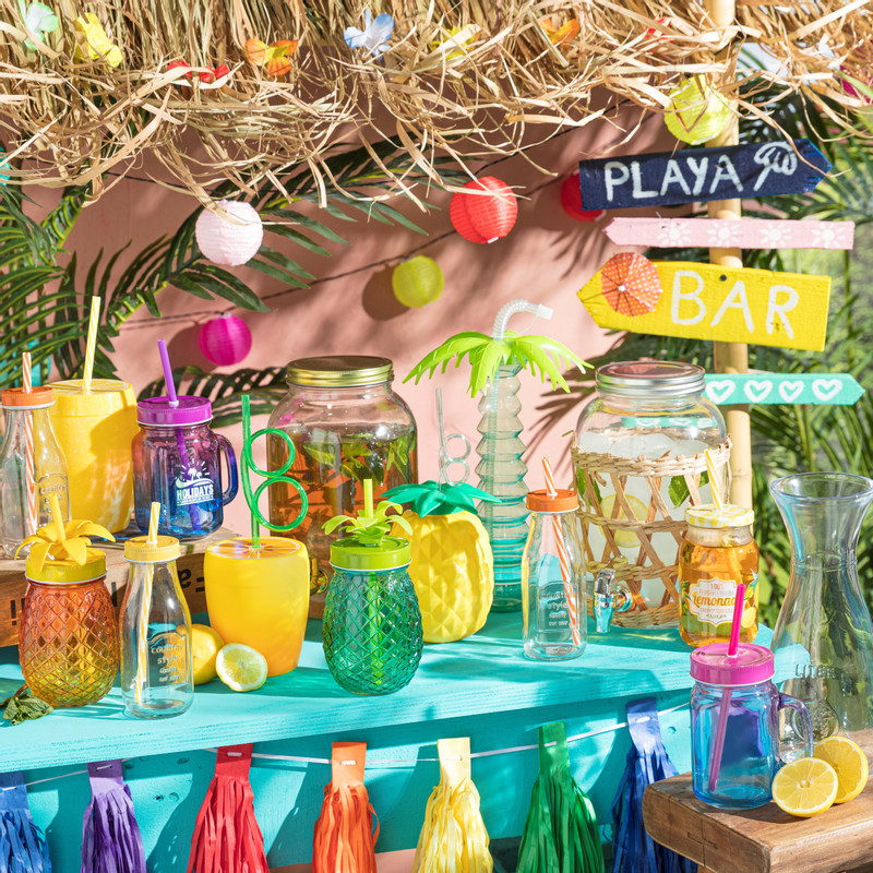Slinger tassel regenboog - 3 meter