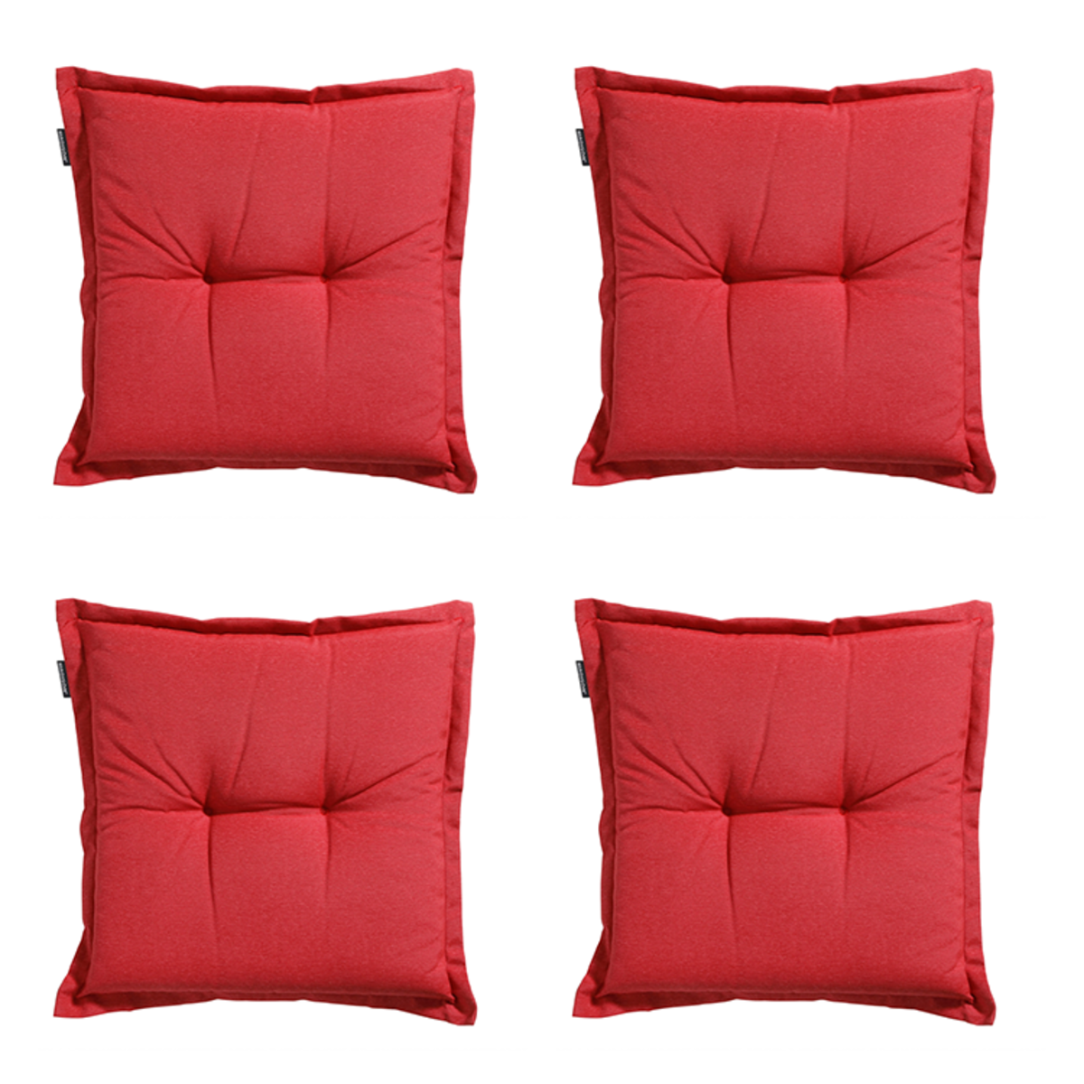 Madison Panama brick red Zitkussen - Set van 4