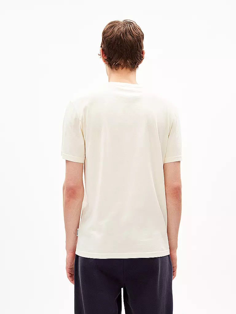 ARMEDANGELS T-Shirt JAAMES DO THE MAATH creme