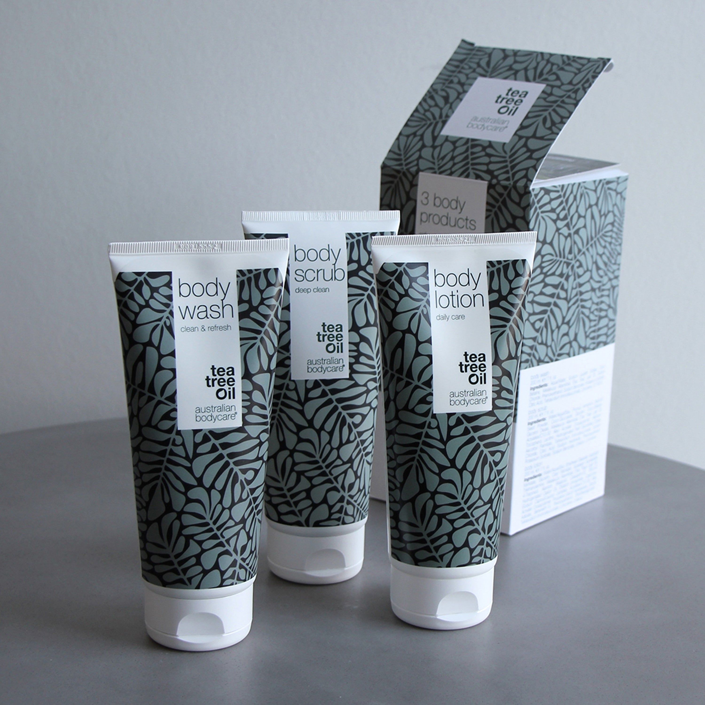 Australian Bodycare Drei Produkte gegen Pickel, unreine Haut und Mitesser am Rücken und am Po