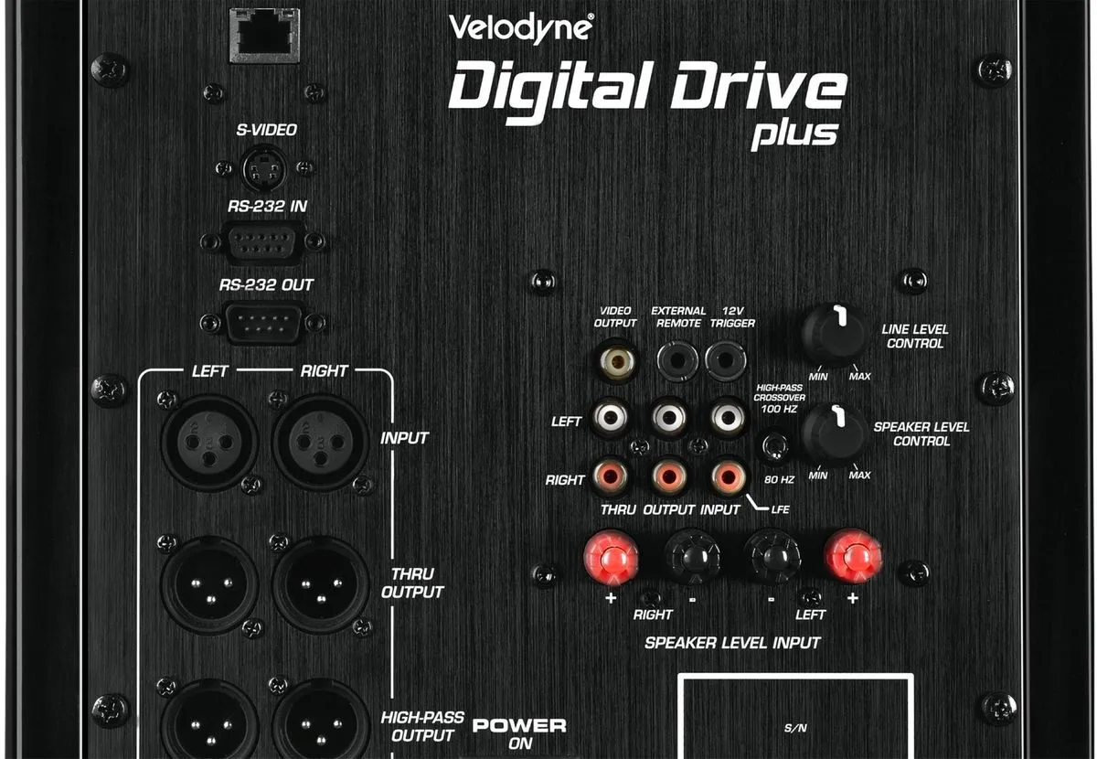 Velodyne Digital Drive Plus 10 Bois noir Caissons de basses