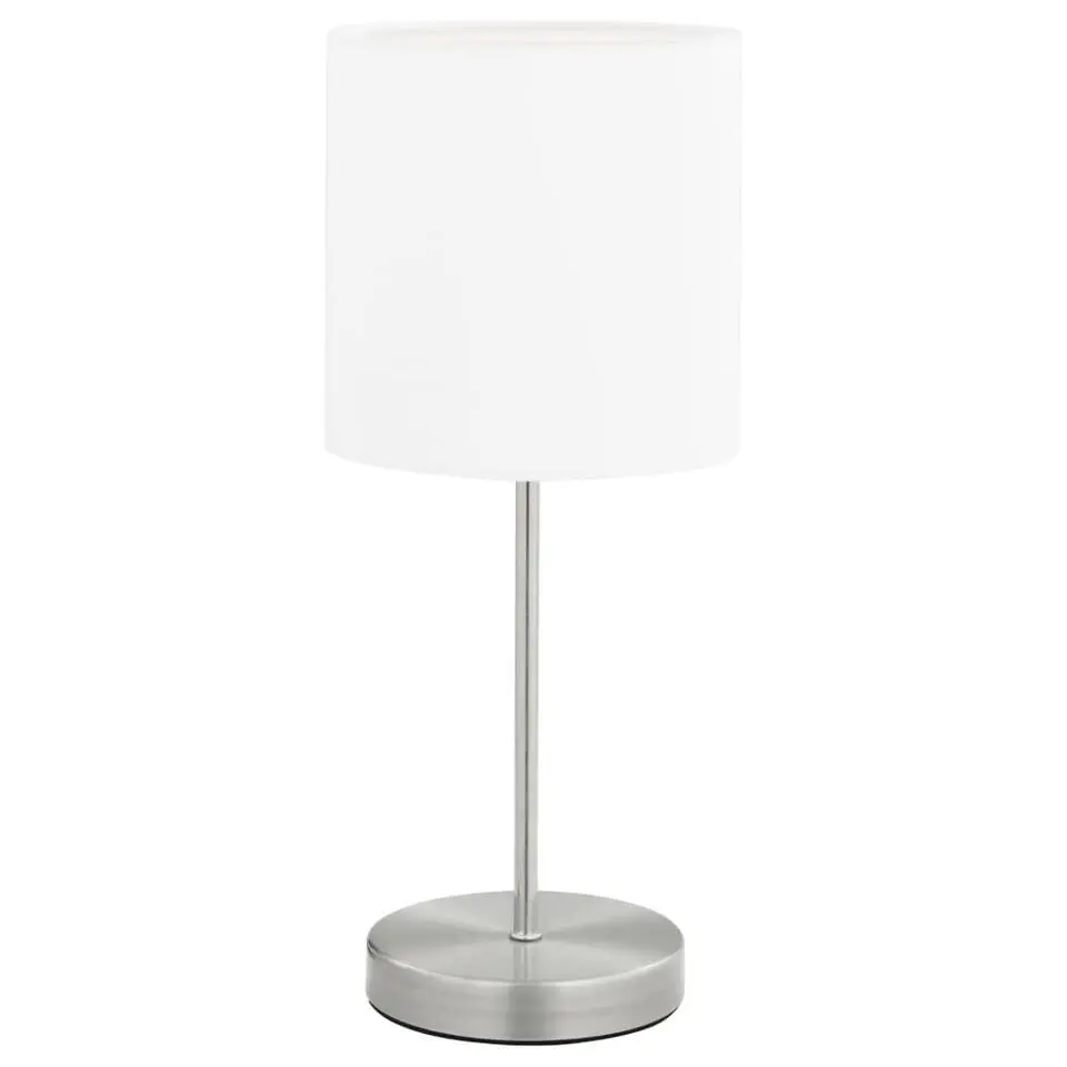 vidaXL - Tafellamp - Wit - Metaal - 2 stuks