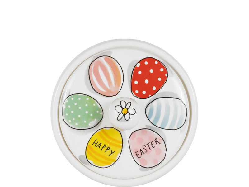 Voorraadpot rond 12,5cm Pasen Paashazen