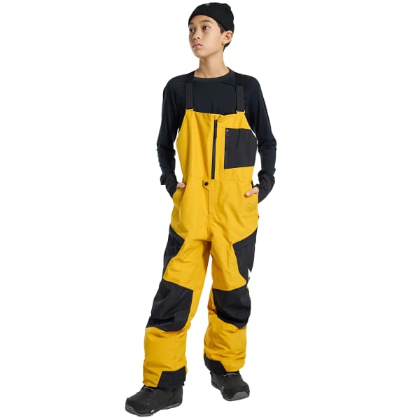Pantalon snowboard BURTON KD GORE POWLINE BIB GLDROD/TRUBLK