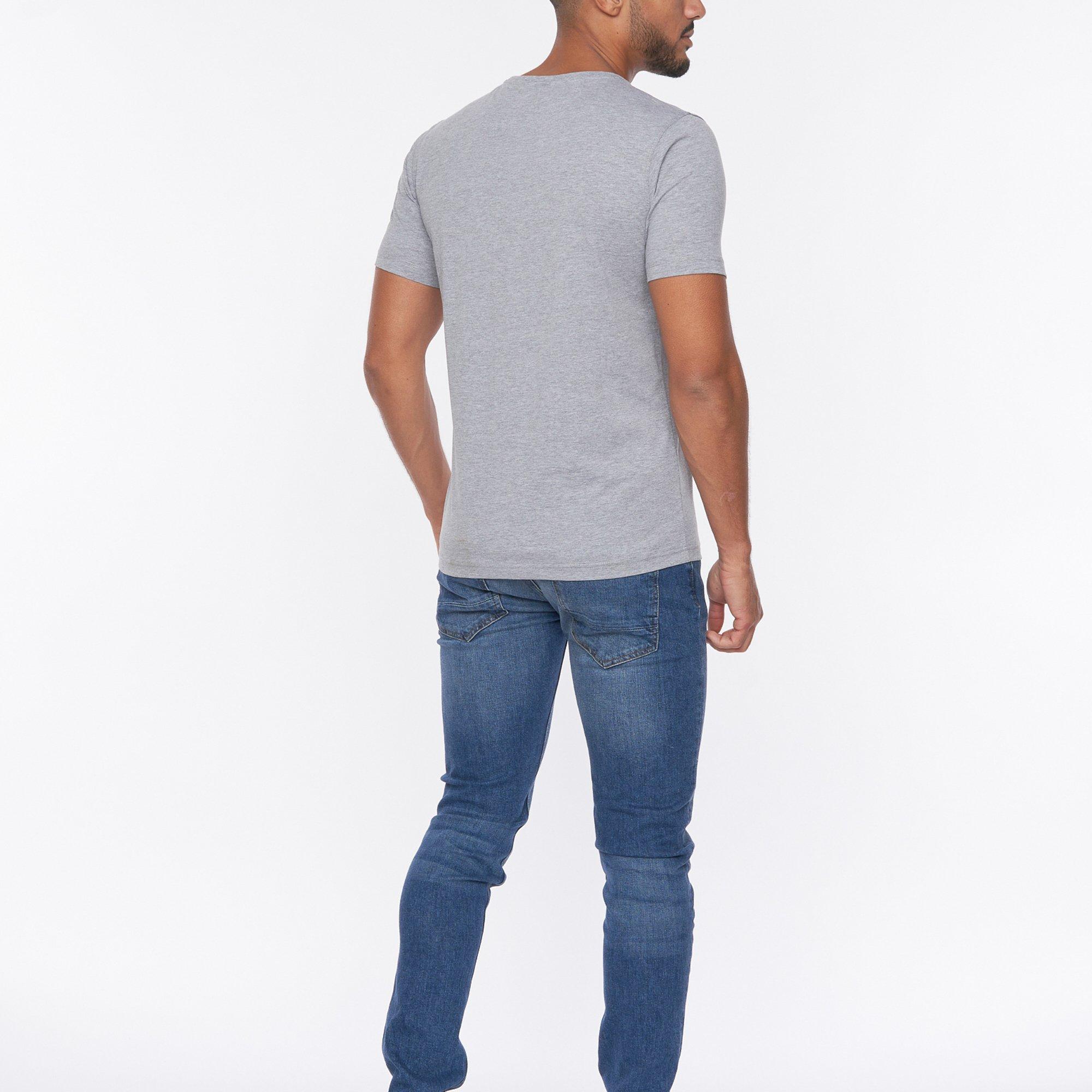 Crosshatch CH Flocked T Shirt Mens