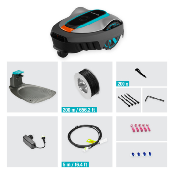 Gardena robotmaaier Sileno City 600 m² - 17cm