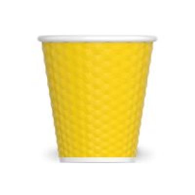 Les Artistes Timeless - Tasse en porcelaine nid d'abeille - 180 ml - jaune