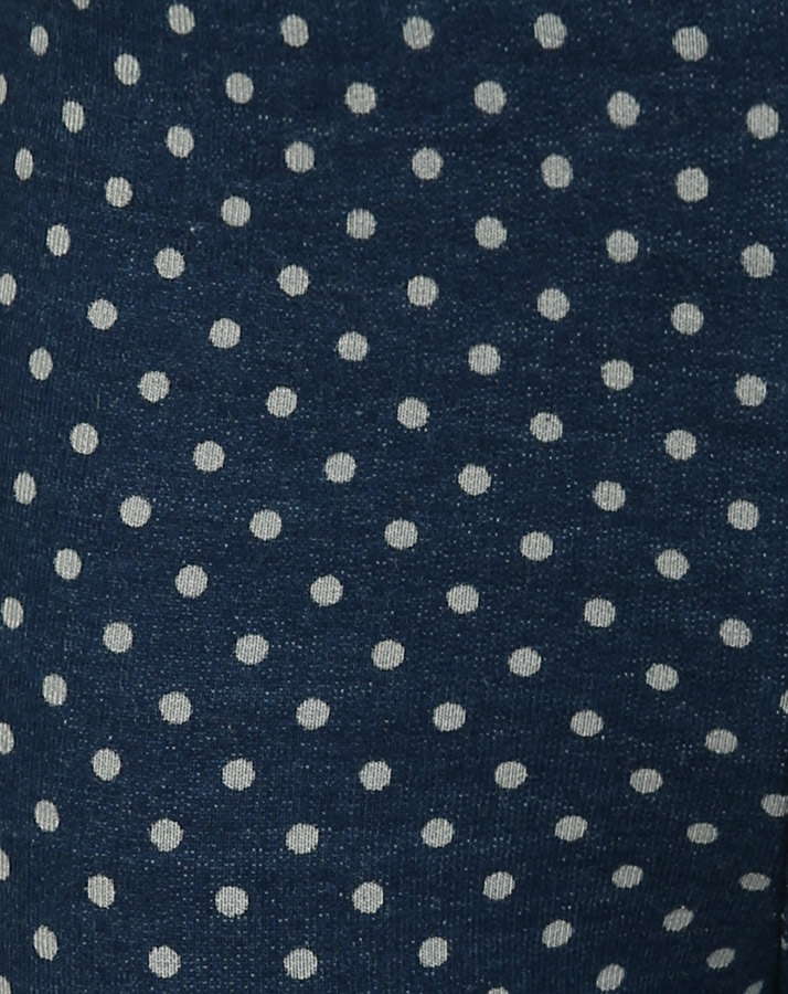 Capri-Leggings DOTS in dunkelblau
