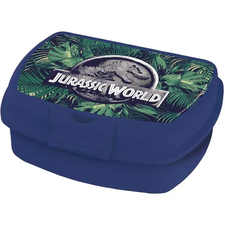 p:os Brotdose Jurassic World, blau