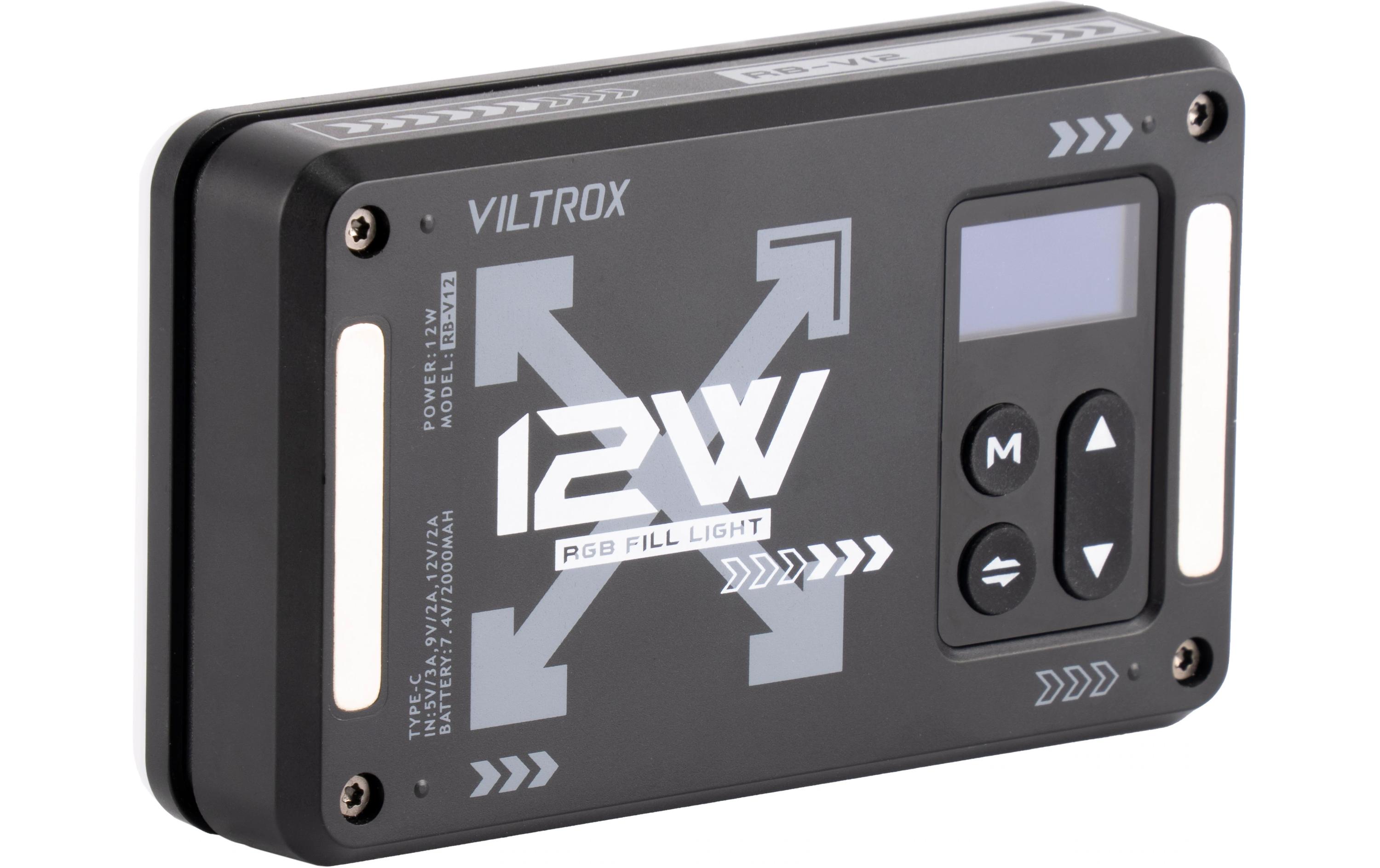 Videoleuchte RB-V12 RGB LED Light PanelMagnetische tragbare RGB-LED-Leuchte