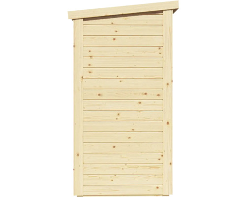 Tuinhuis/fietsenstalling/vuilnisbak Bertilo Multi-Box 3 200x82x163 cm naturel