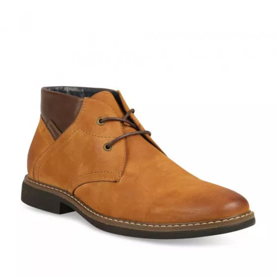 Bottines COGNAC DENIM SIDE