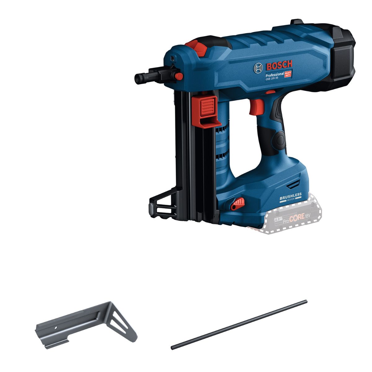 Bosch Professional GNB 18V-38 Accu betontacker 18V Basic Body - 06019L7000
