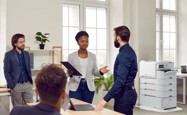 Epson WorkForce Pro EP-C7000DW - Printer - farve - Duplex - blækprinter - A3 - 4800 x 1200 dpi - op til 25 spm (mono) / op til 24 spm (farve) - kapacitet: 335 ark - USB 2.0, USB 3.0, Gigabit LAN, Wi-Fi(n), USB vært