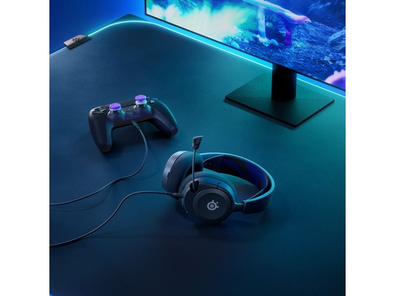 Steel Series Headset Arctis Nova 1P Schwarz Kabelgebundenes Gaming-Headset