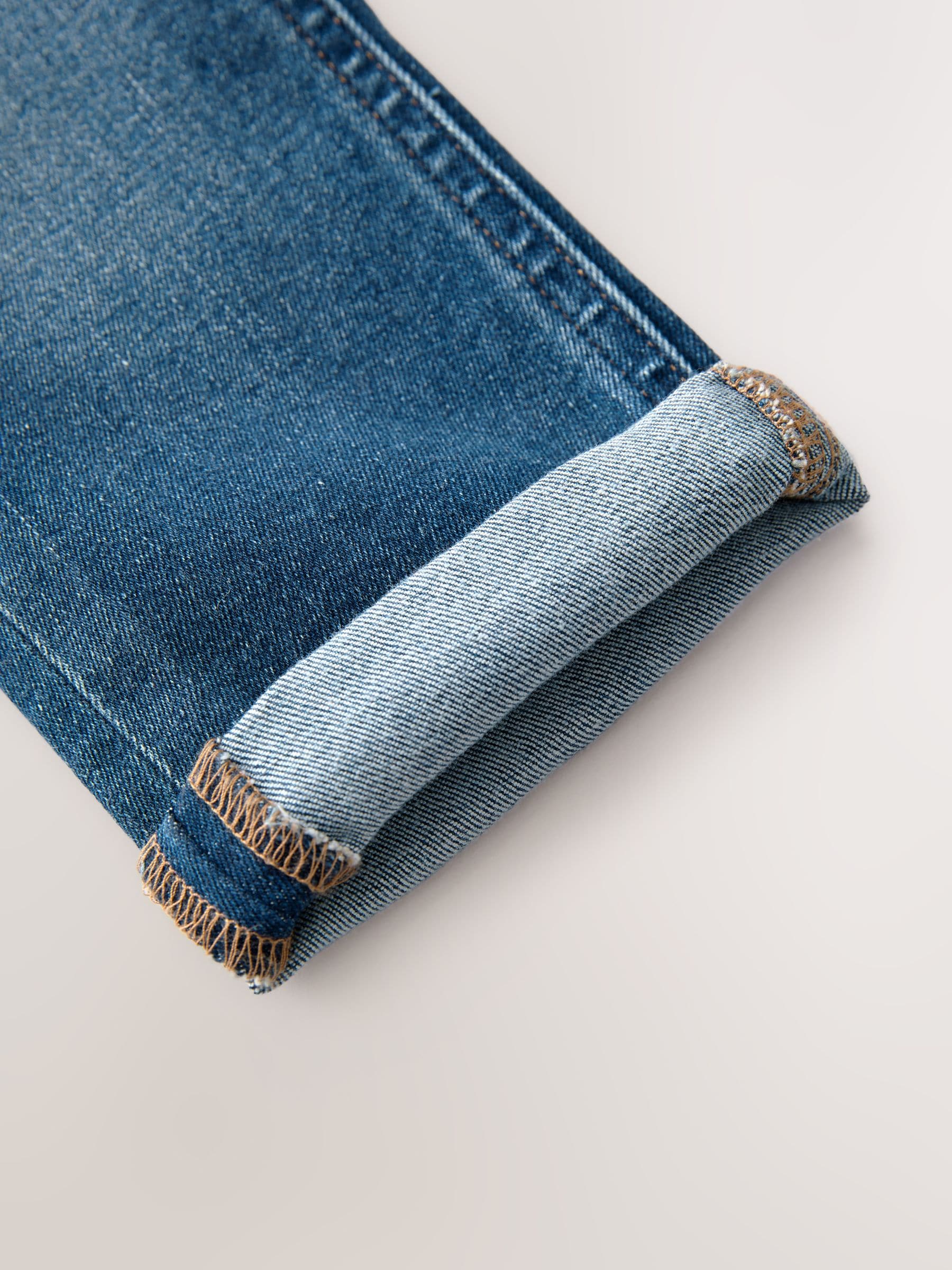 Middenblauw denim - Comfortabele jeans met stretch (3 mnd-7 jr)
