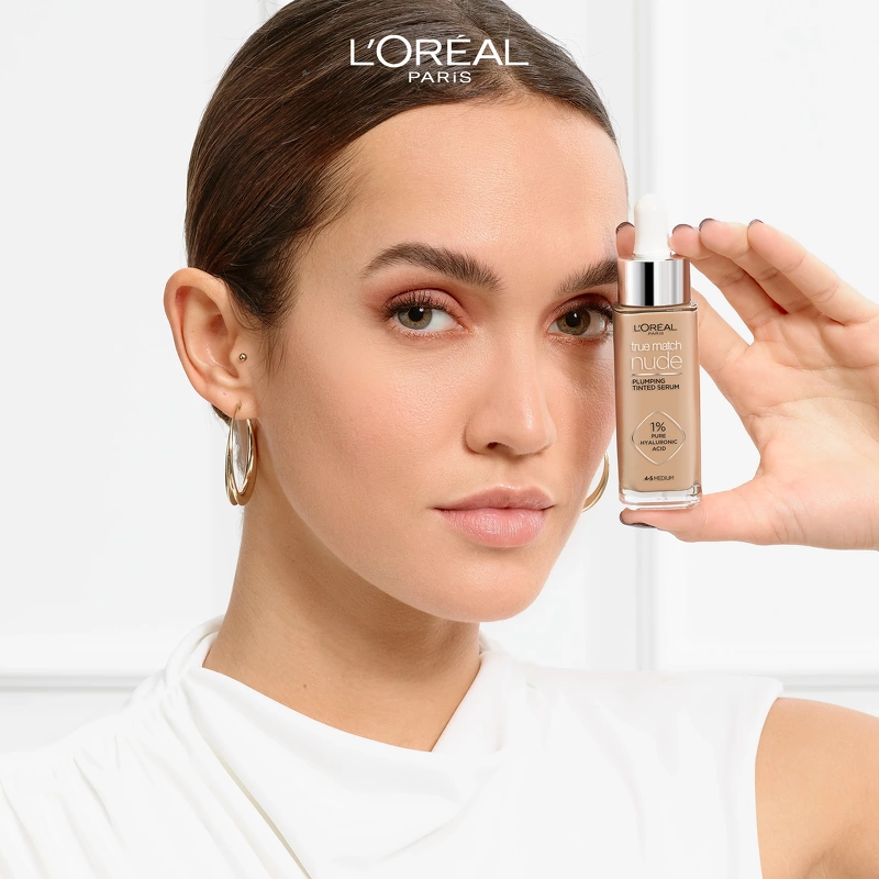L'Oréal Paris Cosmetics True Match Nude Plumping Tinted Serum 30 ml - No. 4-5 Medium