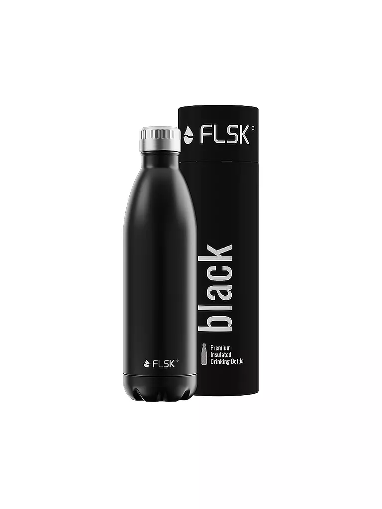 FLSK Isolierflasche - Thermosflasche 0,75l Black schwarz