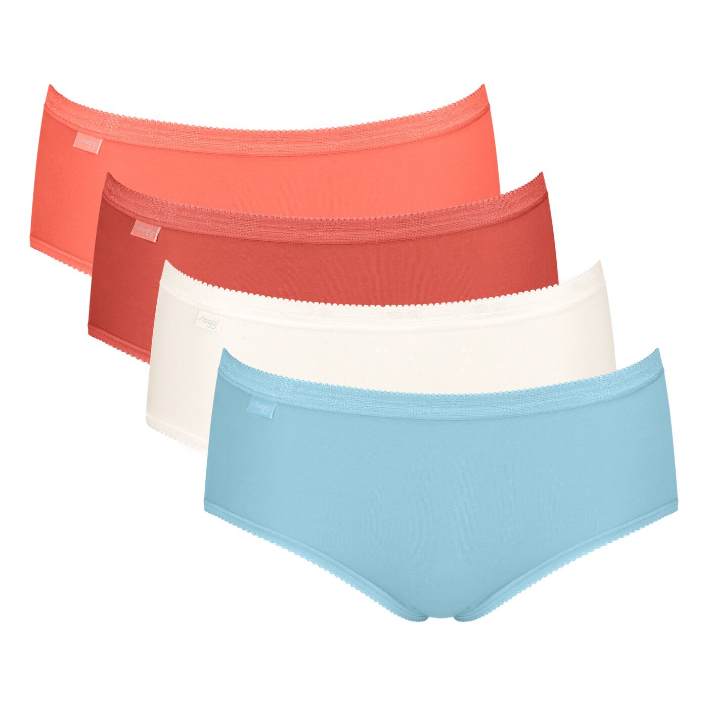 Sloggi«Basic + Midi 4P» Slip 4er-Pack