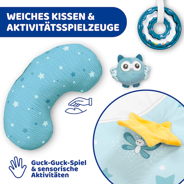 Chicco Baby Gym »Farbspiel Gym, Blue« mit Projektionen und Melodien