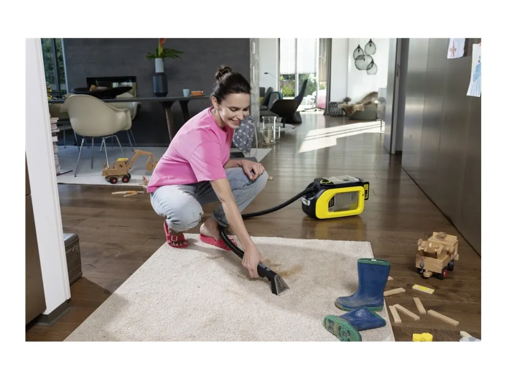 Kärcher SE 3-18 COMPACT - Støvsuger - beholder - uden pose - 1 batteri, inkluderet oplader