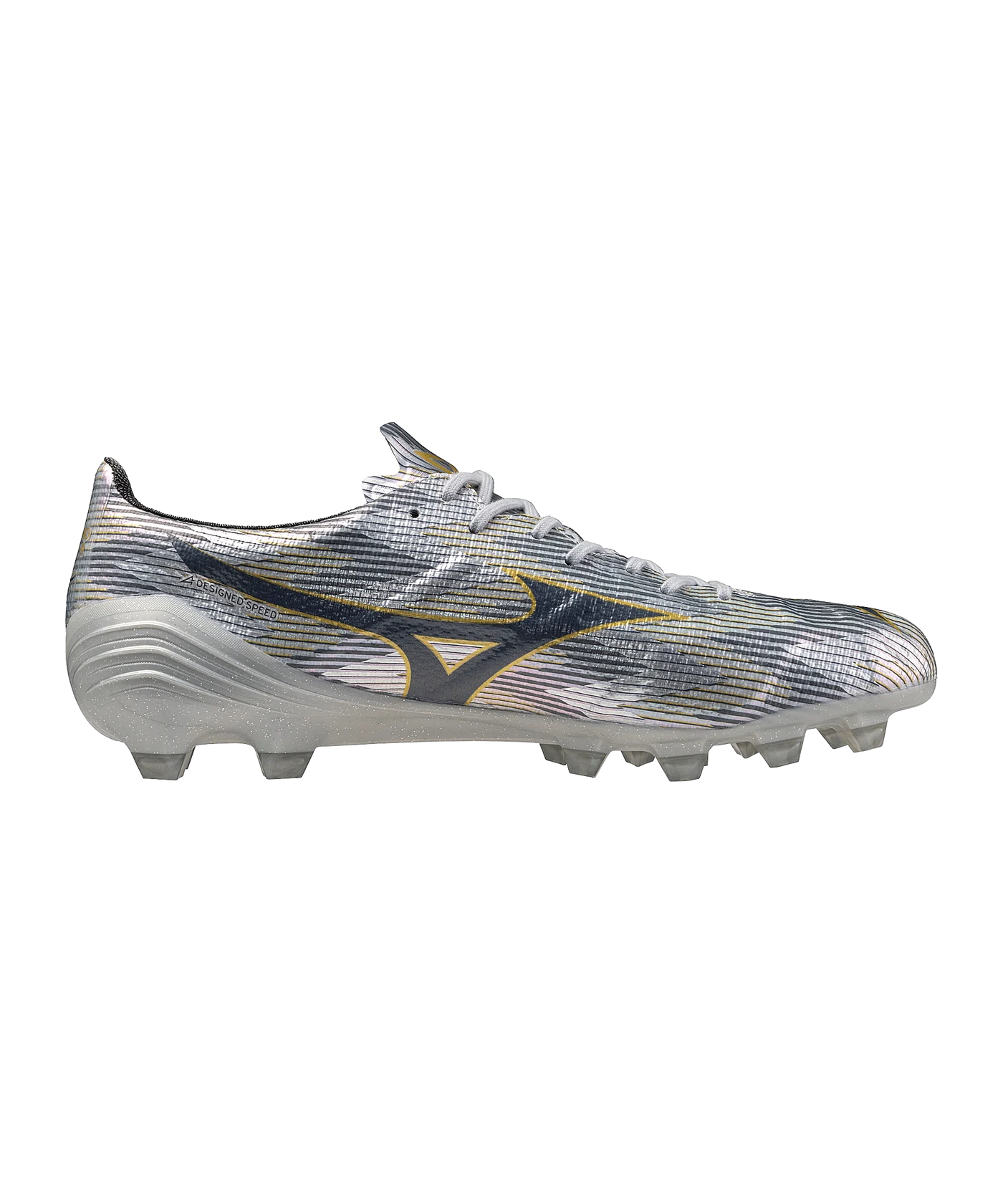 Mizuno Alpha II Elite FG Platinum Silver Silber F04