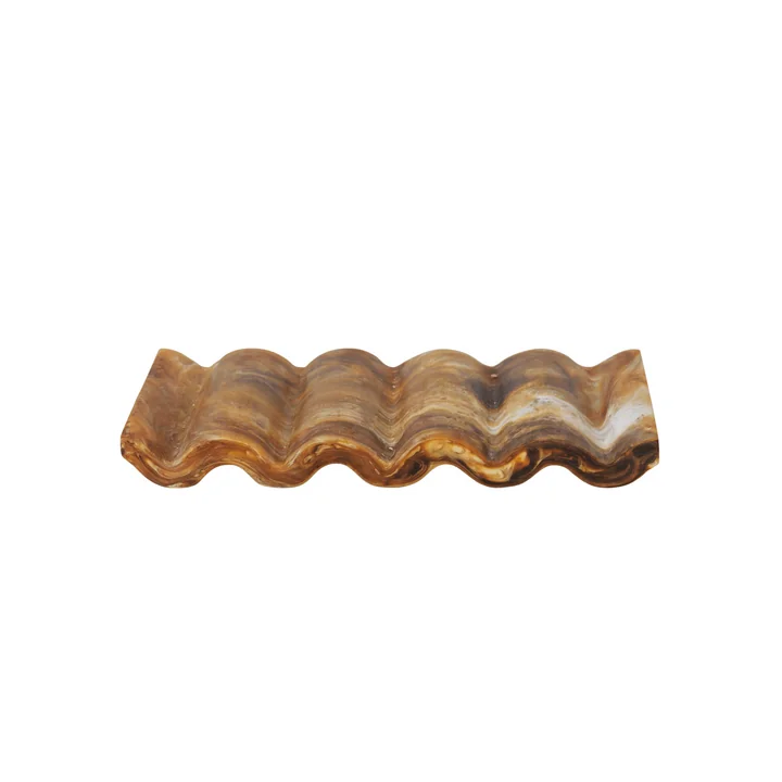 Ferm Living - Mist Seifenschale, 9 x 14 cm, sugar kelp