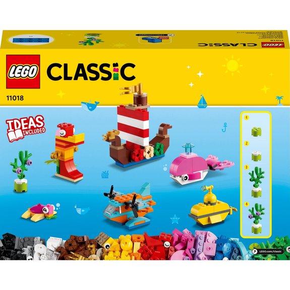 Jeux créatifs dans l’océan LEGO CLASSIC 11018