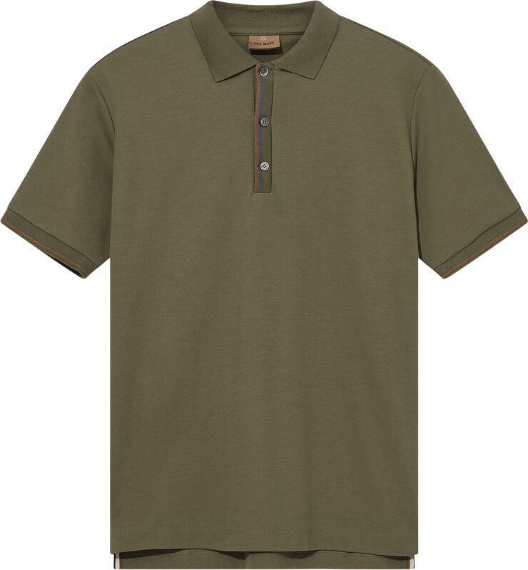 Mos Mosh Gallery MMGHarvey Polo Ss Tee Olive tree
