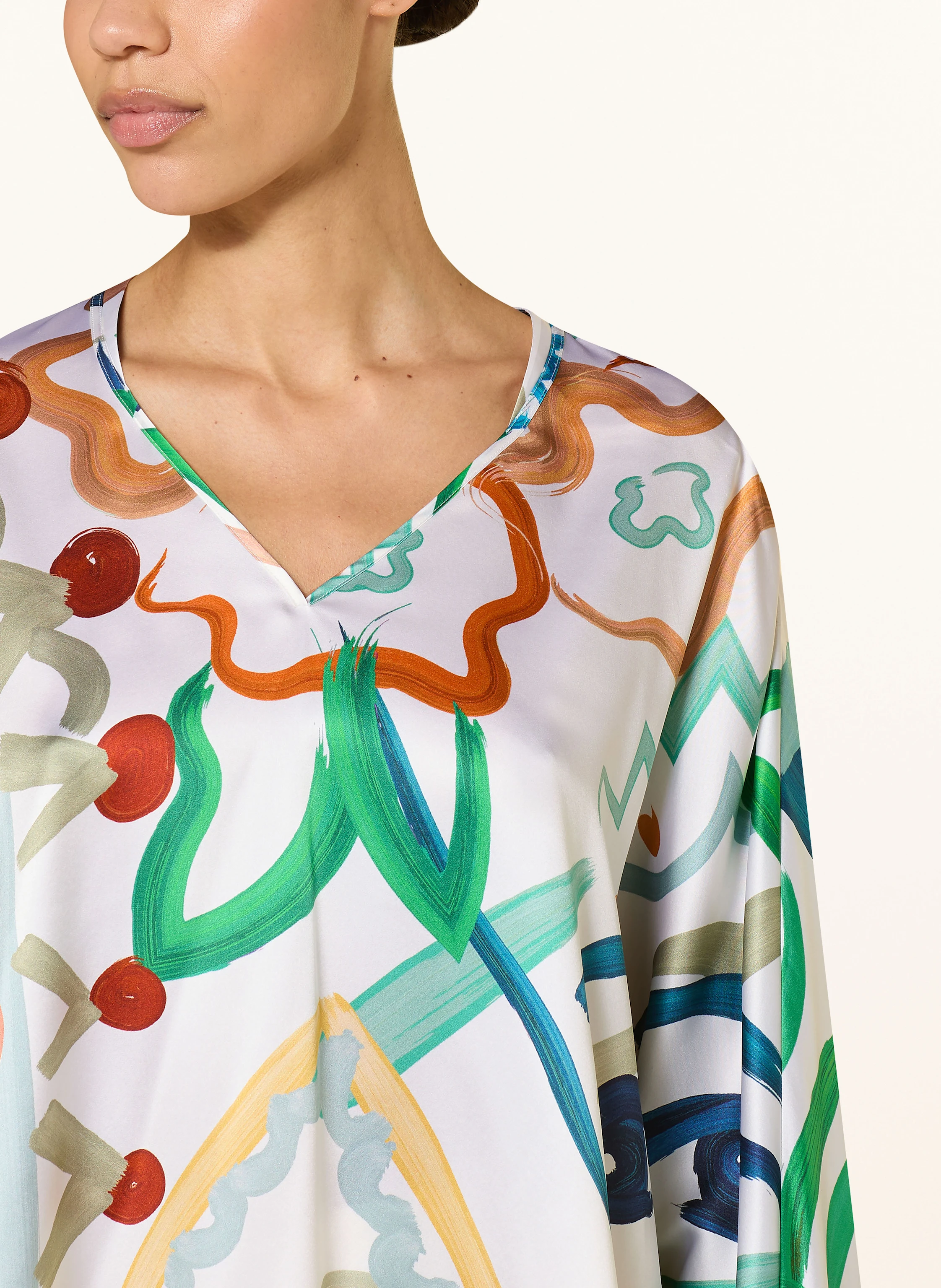 HERZEN'S ANGELEGENHEIT Blusenshirt aus Seide