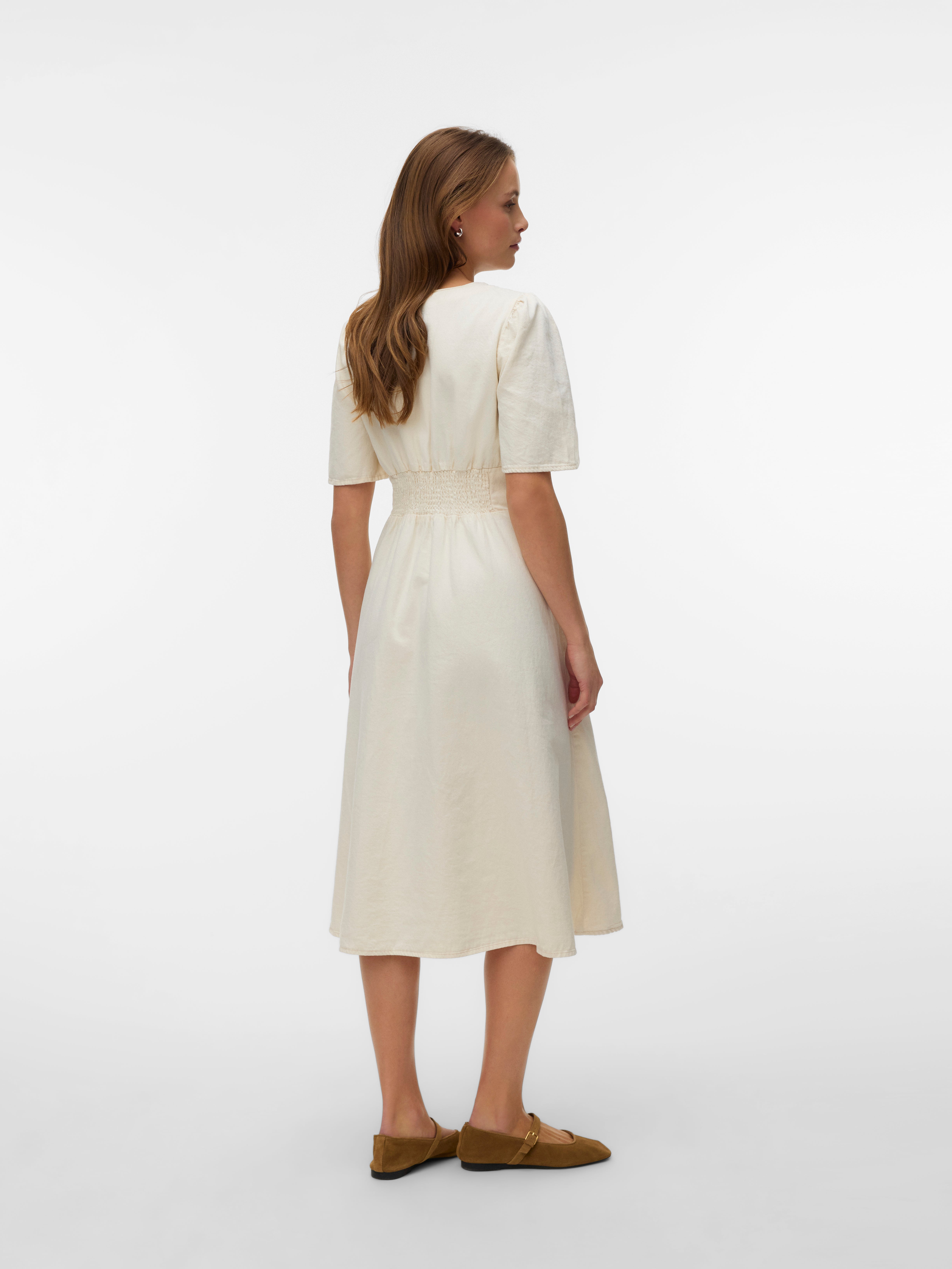 VMMELANEY Midi-jurk