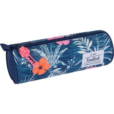 Trousse ronde Kanabeach Girl - 1 compartiment - marine - Oberthur