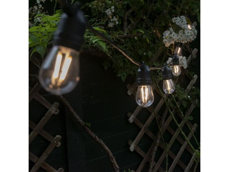 hombli Gartenleuchte String Light 12 LEDs, 5m, Warmweiss Smart Outdoor Lichterkette
