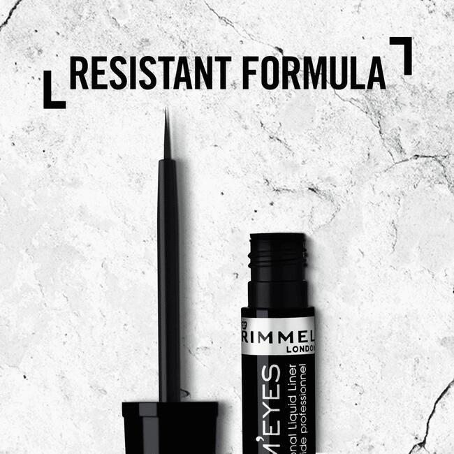 Rimmel London Glam'Eyes Professionalliquid Eyeliner - 002 Velvet Brown