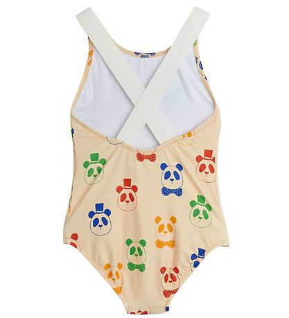 Mini Rodini Bådedragt - UV 50+ - Panda - Beige