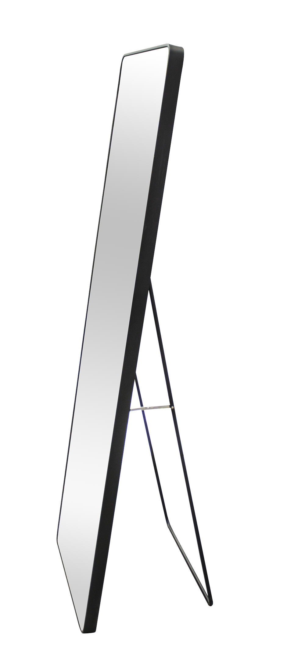 Spiegel Zwart Standing Curved B50 x H150 cm